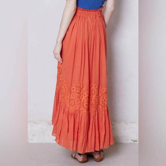 Anthropologie Floreat Fairycore Sanoh Gauze Maxi Skirt Small - Picture 8 of 8